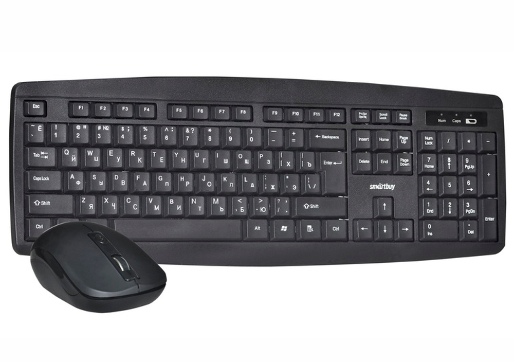 Беспроводной комплект клавиатура+мышь SmartBuy ONE 212332AG (черный) (SBC-212332AG-K)