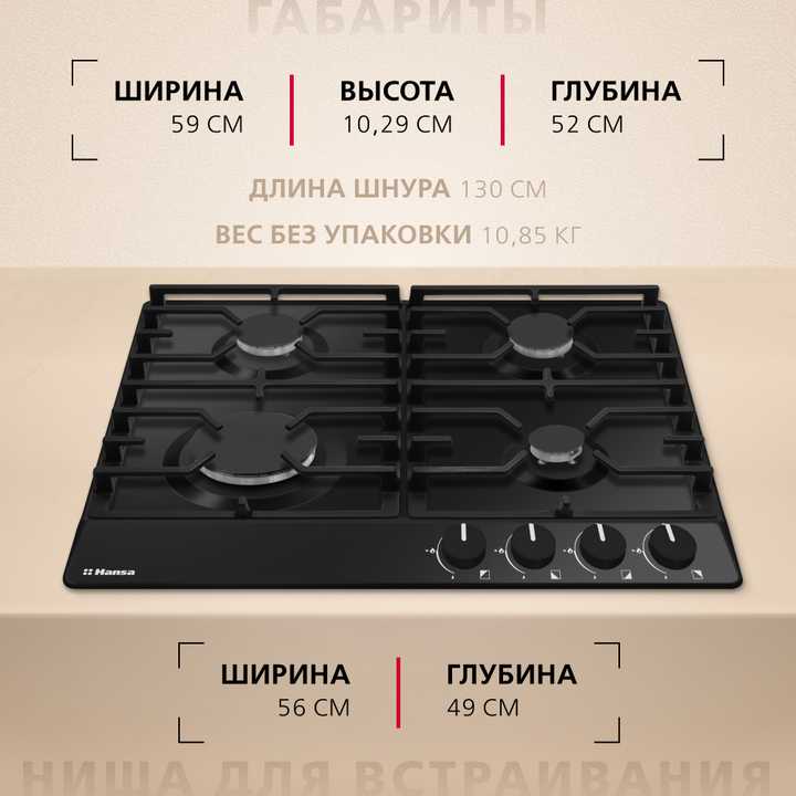 Газовая панель Hansa BHGS630301