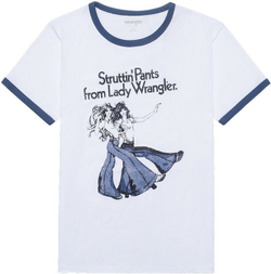 Футболка Wrangler RINGER TEE WHITE