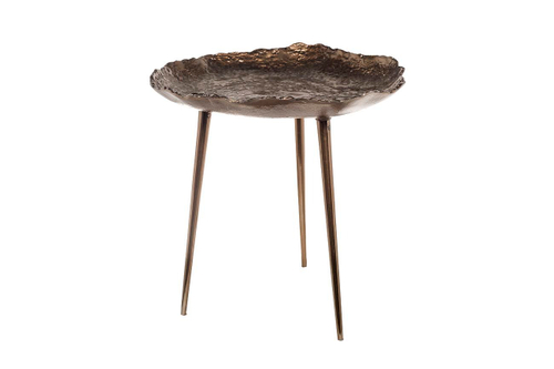 71PN-1401 Стол журнальный металл. цвет бронза 52*50*53см