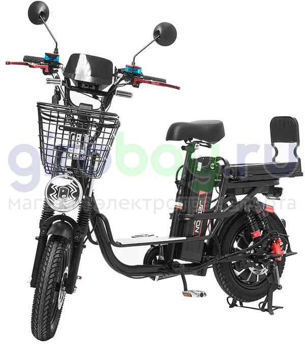 Электровелосипед Jetson Monster Pro Black 1200W (60V/21Ah) двойные амортизаторы фото №5