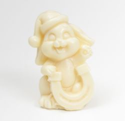 Форма силиконовая "Кролик с подковой", 4 см