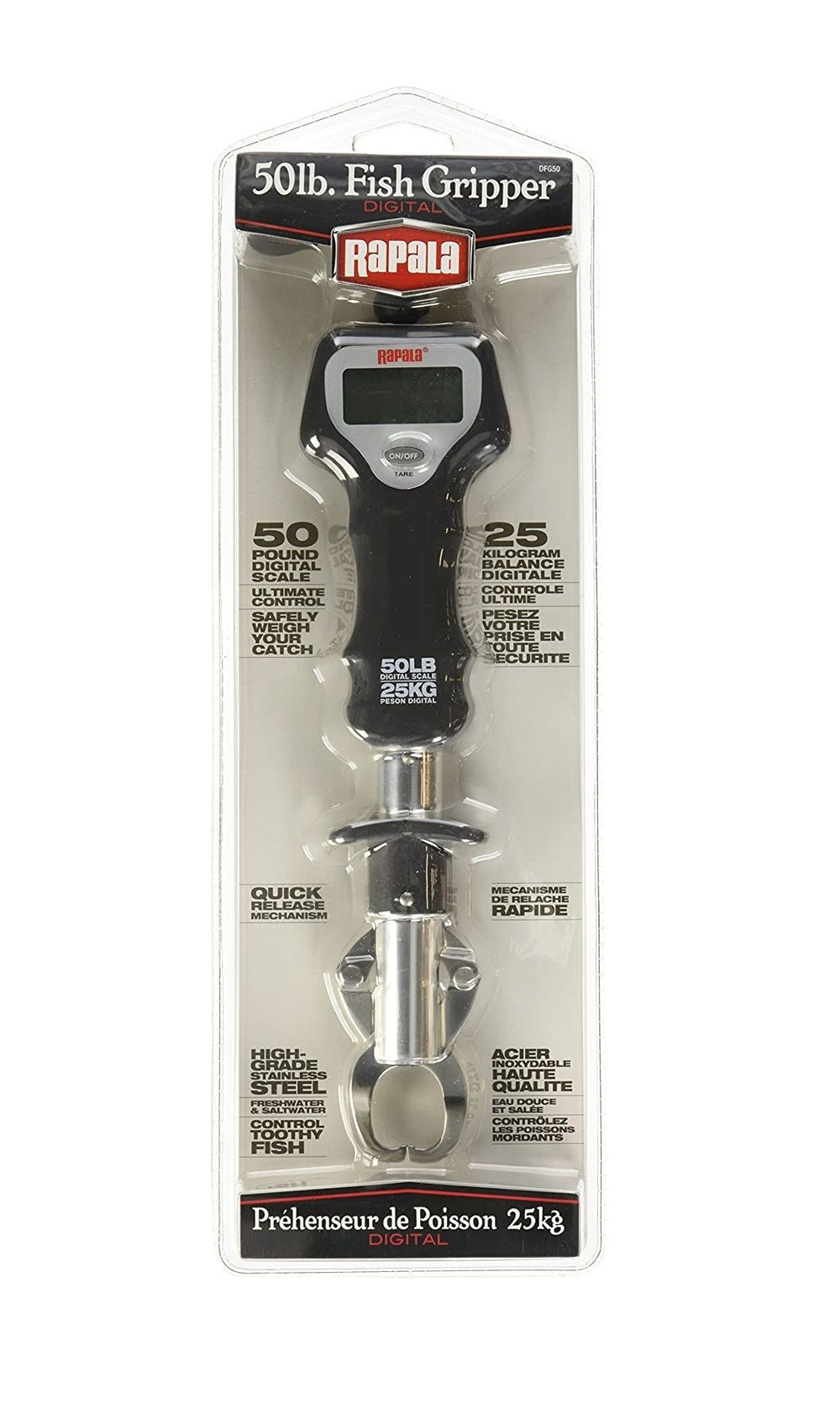 Весы рыболовные Fish Gripper Rapala c захватами, max нагрузка - 25 кг