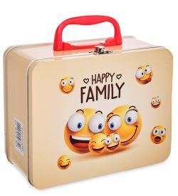 BX- 97 Металлическая копилка «Смайлы»