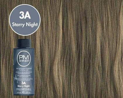 Полуперманентный краситель для мягкого тонирования PM Shines 3А Starry Night/Звездная ночь, 60 мл