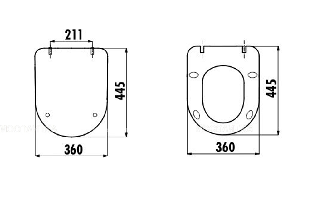 СИДЕНЬЕ ДЛЯ УНИТАЗА CREAVIT DUCK (ДЮРОПЛАСТ) С МИКРОЛИФТОМ БАЗАЛЬТ KC0903.01.0600E 03241