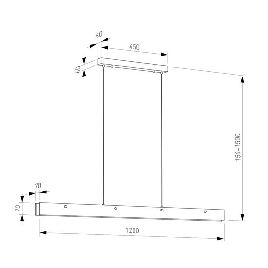 604053 LED / подвесной светильник /  латунь/ алебастр