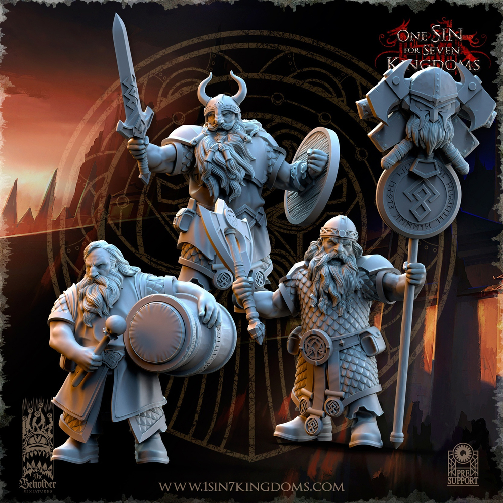 Dwarf Warriors CG