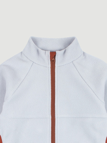 Флисовая куртка на молнии Mjölk Серебро