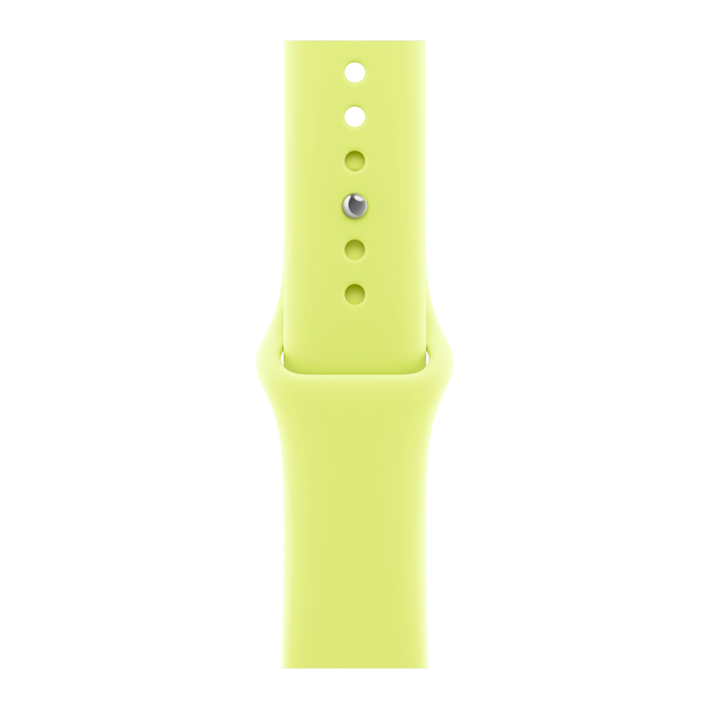 Умные часы Apple Watch SE 3 (2025) GPS, 44mm, Starlight Aluminium Case with Neon Yellow Sport Band, M/L