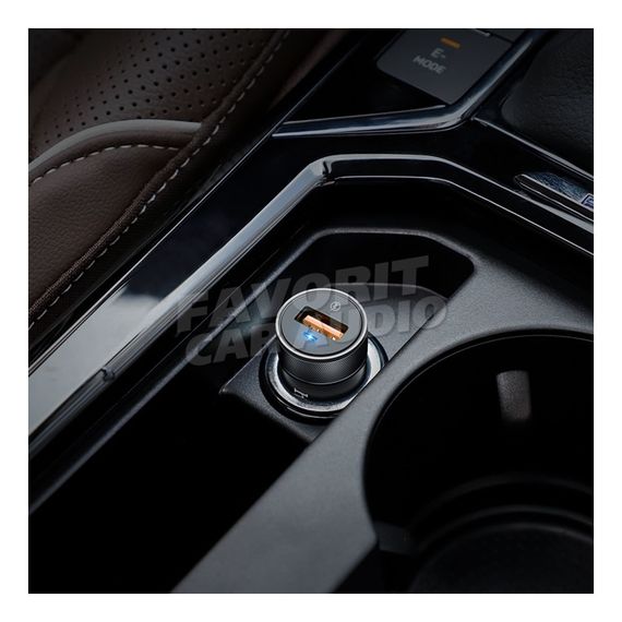 АЗУ 1USB HOCO Z32A Flash power 4000mA металл QC3.0 черный