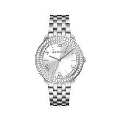Часы Boccadamo Diva Silver White DV001 BW/S  с минеральным стеклом, кристаллами Swarovski