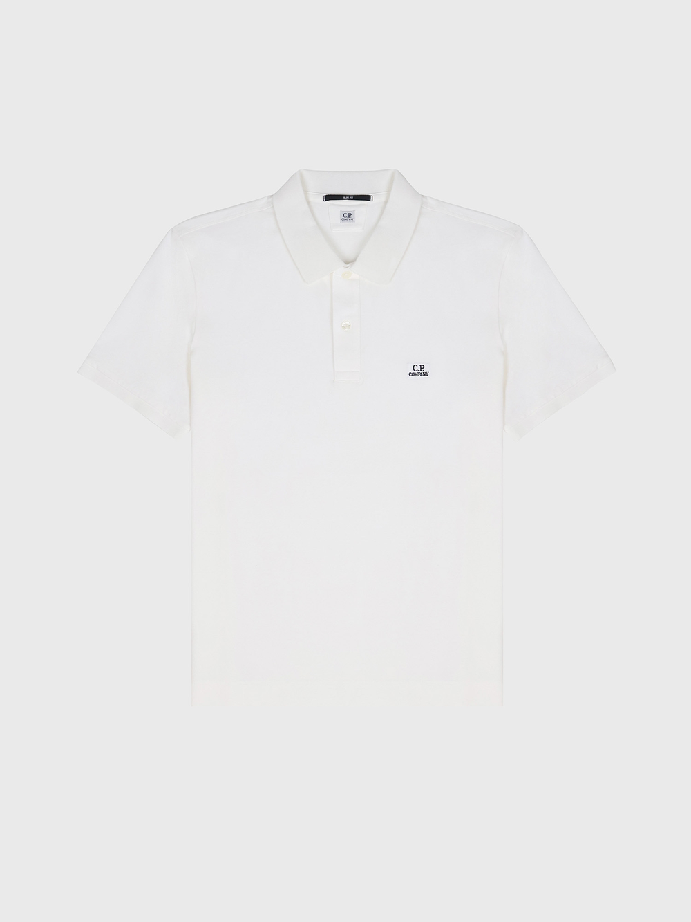 Поло C.Р. Company Stretch Piquet Slim White