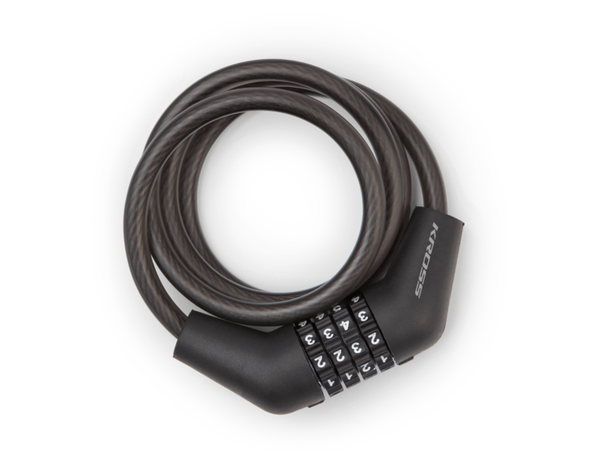Велозамок Kross спираль KZS 110S 10*1200MM (кодовый)