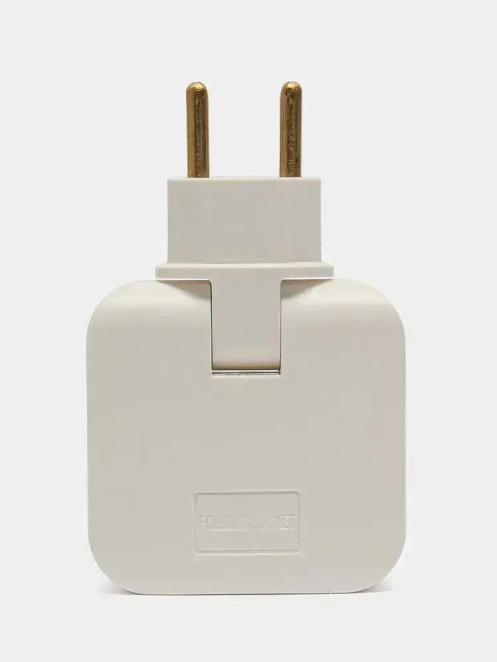 Тройник для розетки с USB плоский поворотный на 180 градусов, разветвитель электрический