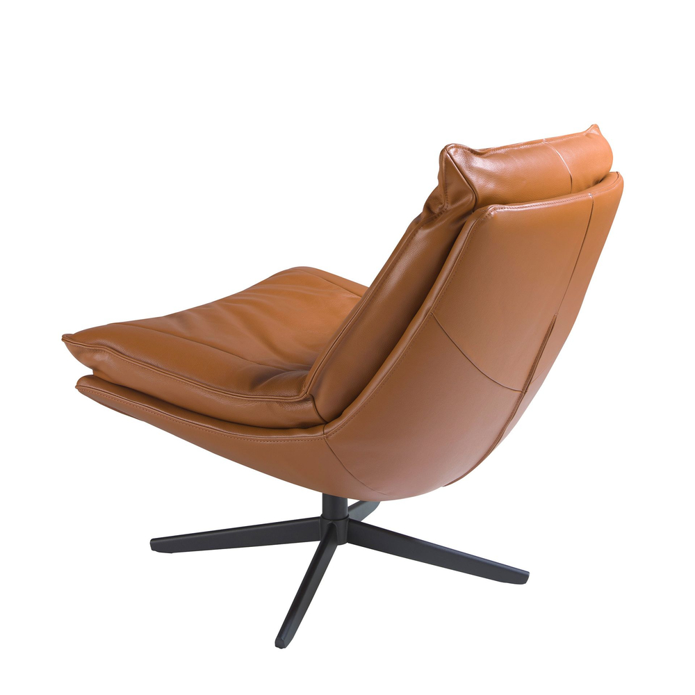 Вращающееся кресло Angel Cerda 5096/A8036 с обивкой из кожи