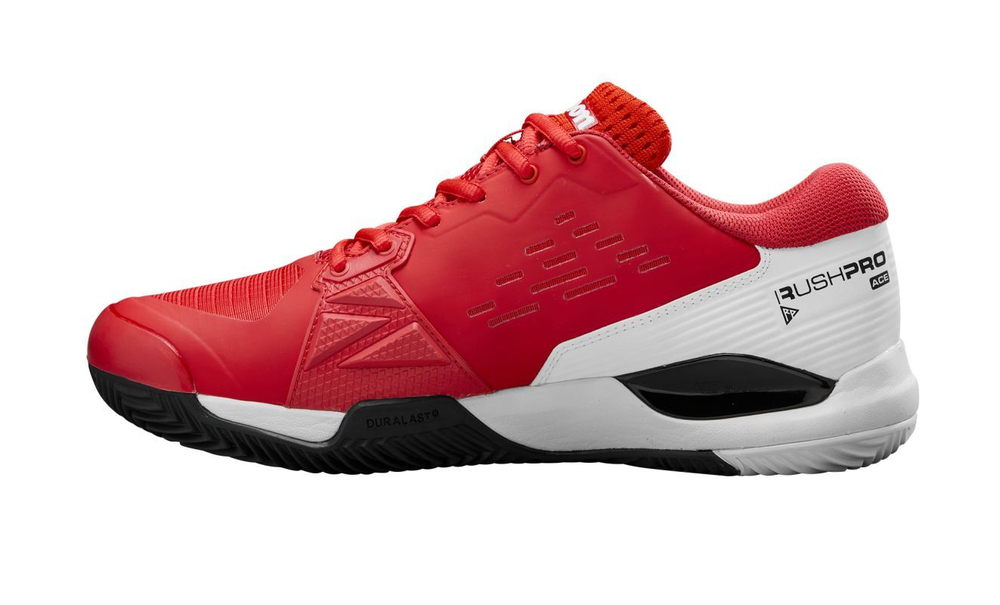 Мужские кроссовки теннисные Wilson Rush Pro Ace Clay - красный