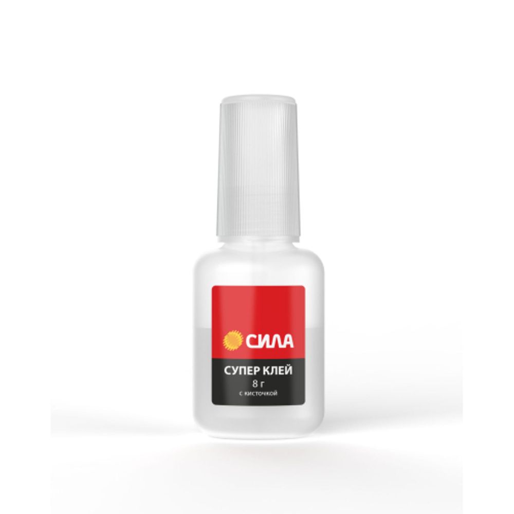 Супер-клей СИЛА SSBL1-8 8 г туба с кисточкой
