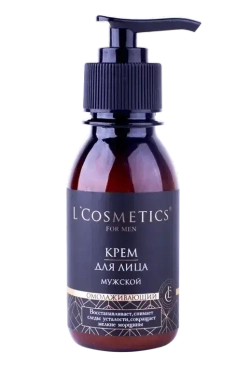 Крем для лица мужской Омолаживающий, ТМ L'COSMETIC