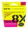 Леска плетеная SFX 8X разноцветная 150 м 0.165 мм 10 кг PE 1