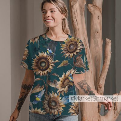 Футболка женская стандарт с принтом 