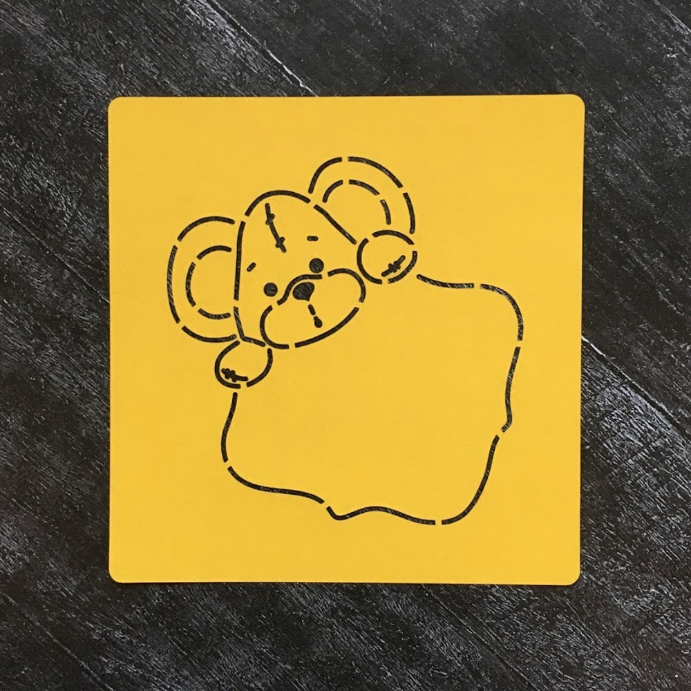 Мышка №61 с табличкой