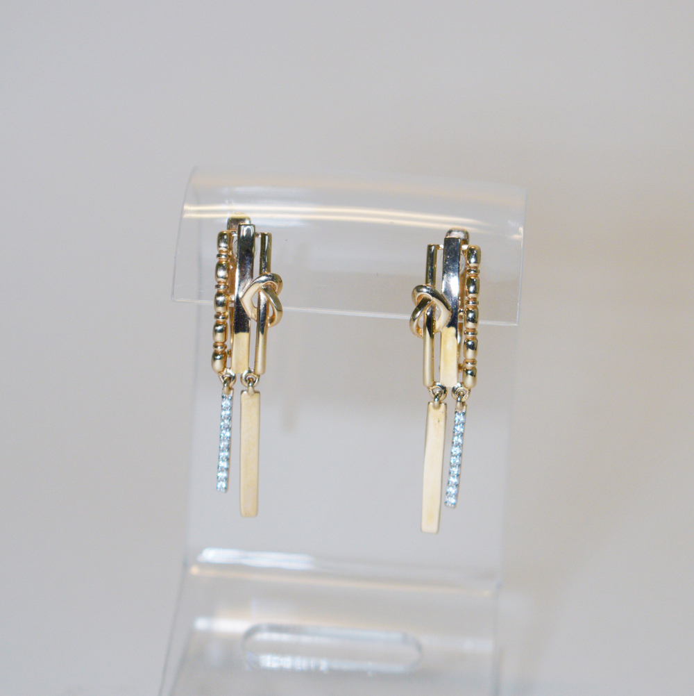 Серьги Узелок Счастья