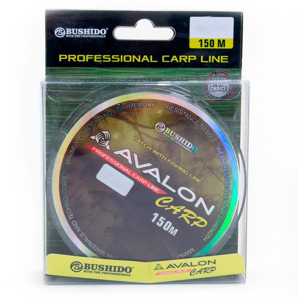 Леска Bushido Avalon Carp, коричневый (150м)