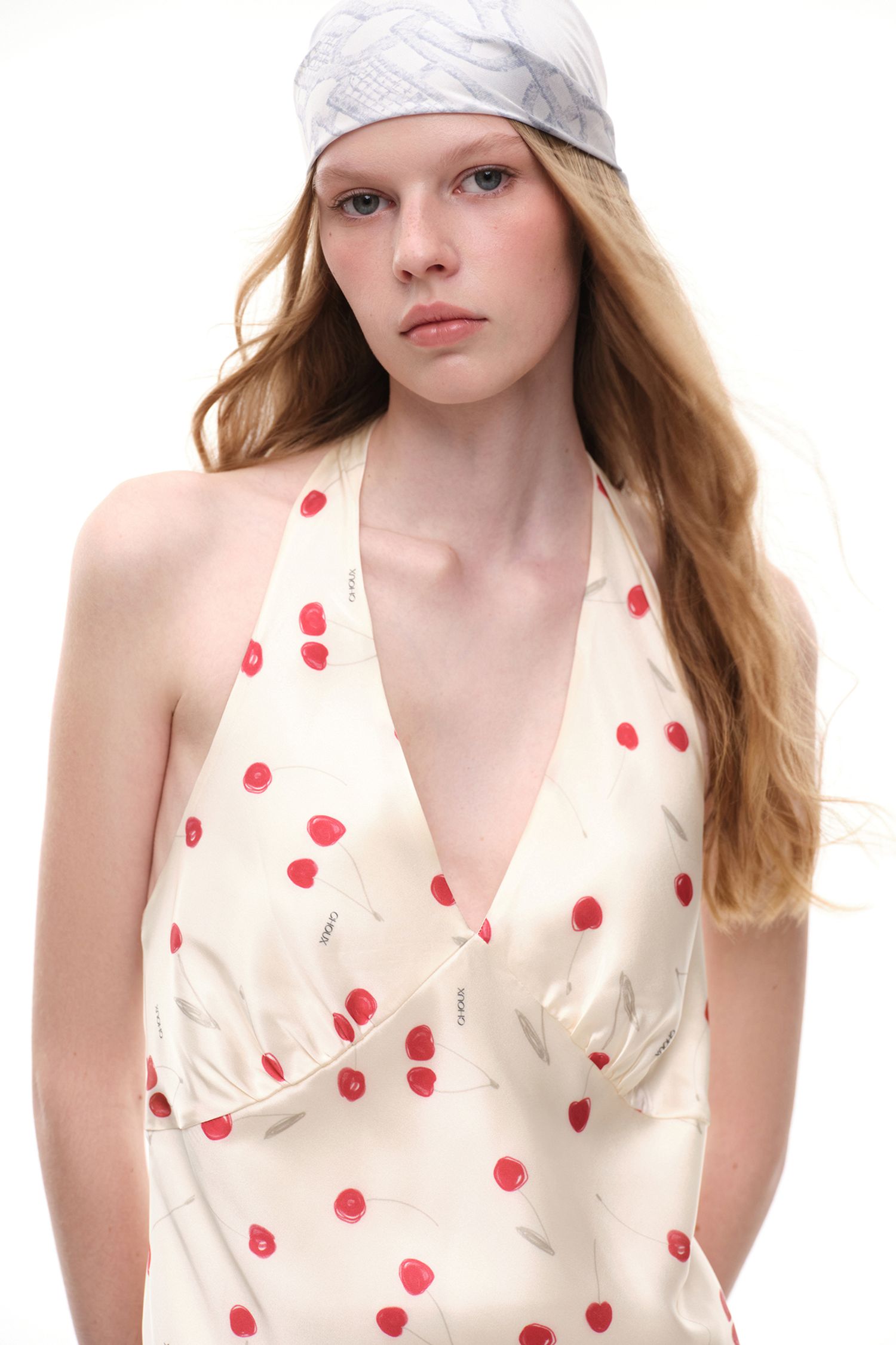 Платье мини на завязках (A Cherry On Top), молочное