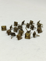 Декоративные гвоздики для мебели шл10х10мм-дл.гв.13мм/20шт