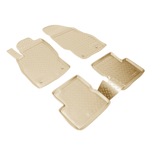 Ковры в салон Norplast/Unidec для Opel Corsa в кузове D (2006-)Полиуретан,Бежевый, арт.NPL-Po-63-12-B