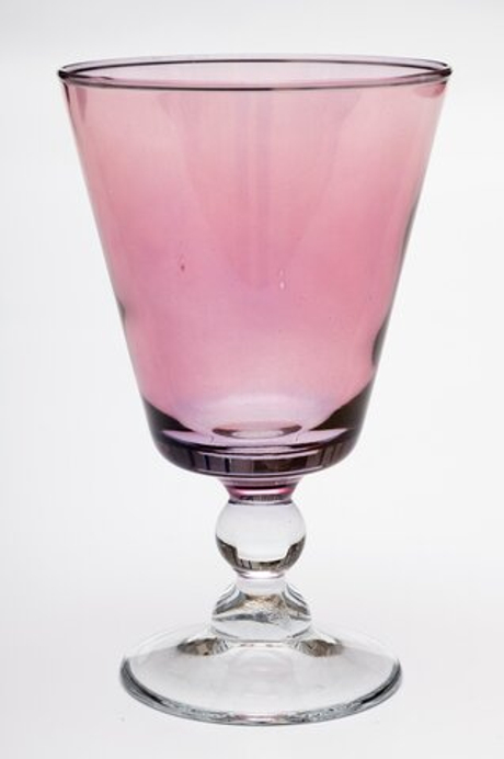 Набор бокалов для вина 6шт 19.5см Cre Art Pink