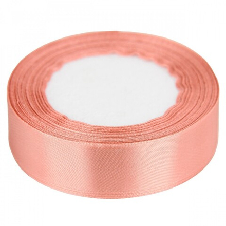 Лента атлас 2,5см*22,85м ПЕПЕЛЬНО-РОЗОВЫЙ