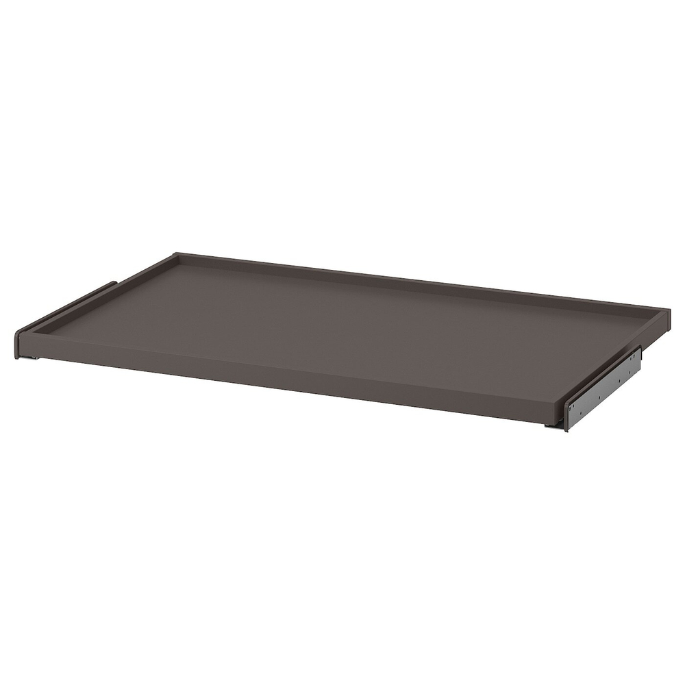 IKEA KOMPLEMENT  (ИКЕА КОМПЛЕМЕНТ)  -  Выдвижной поднос, темно-серый, 100x58 см