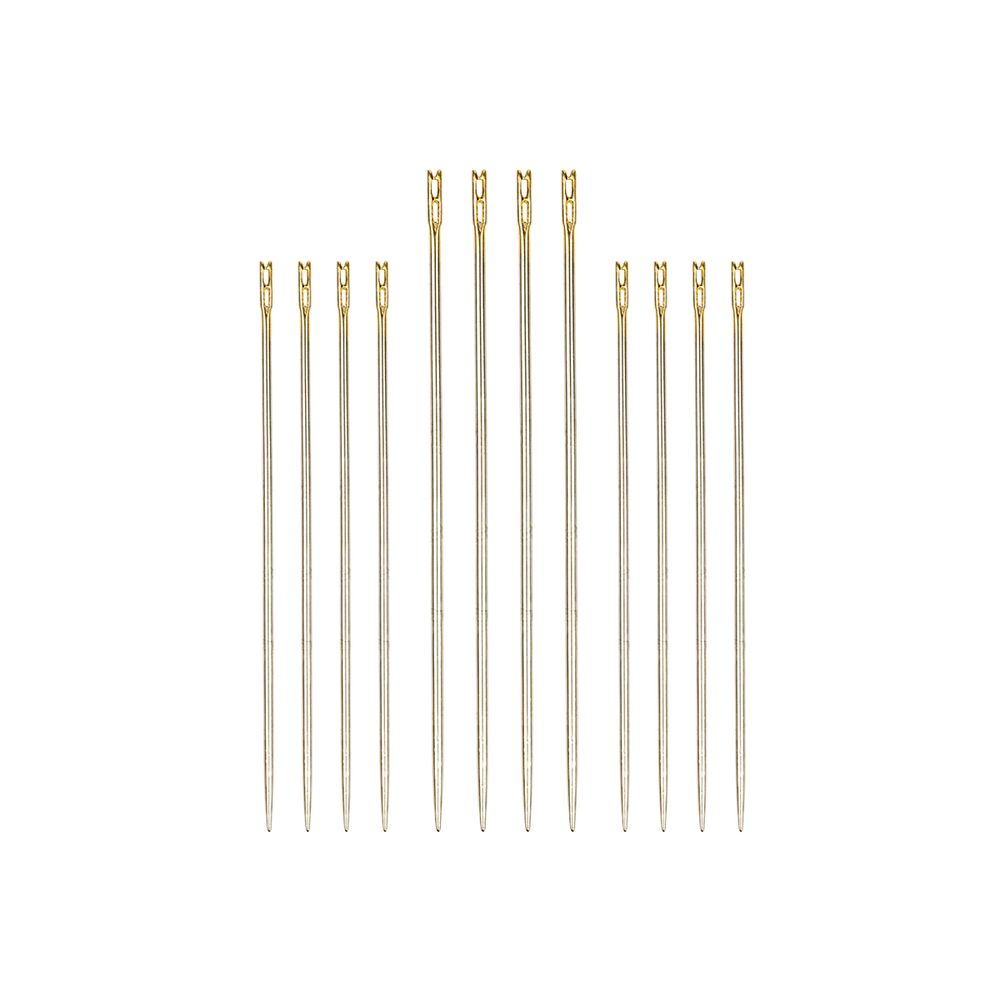 Иглы для шитья ручные для слабовидящих 12 шт.