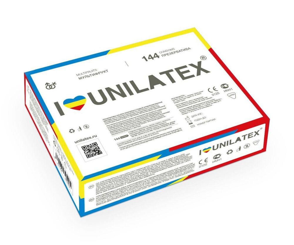 Презервативы Unilatex Multifruits 144 шт 3023Un