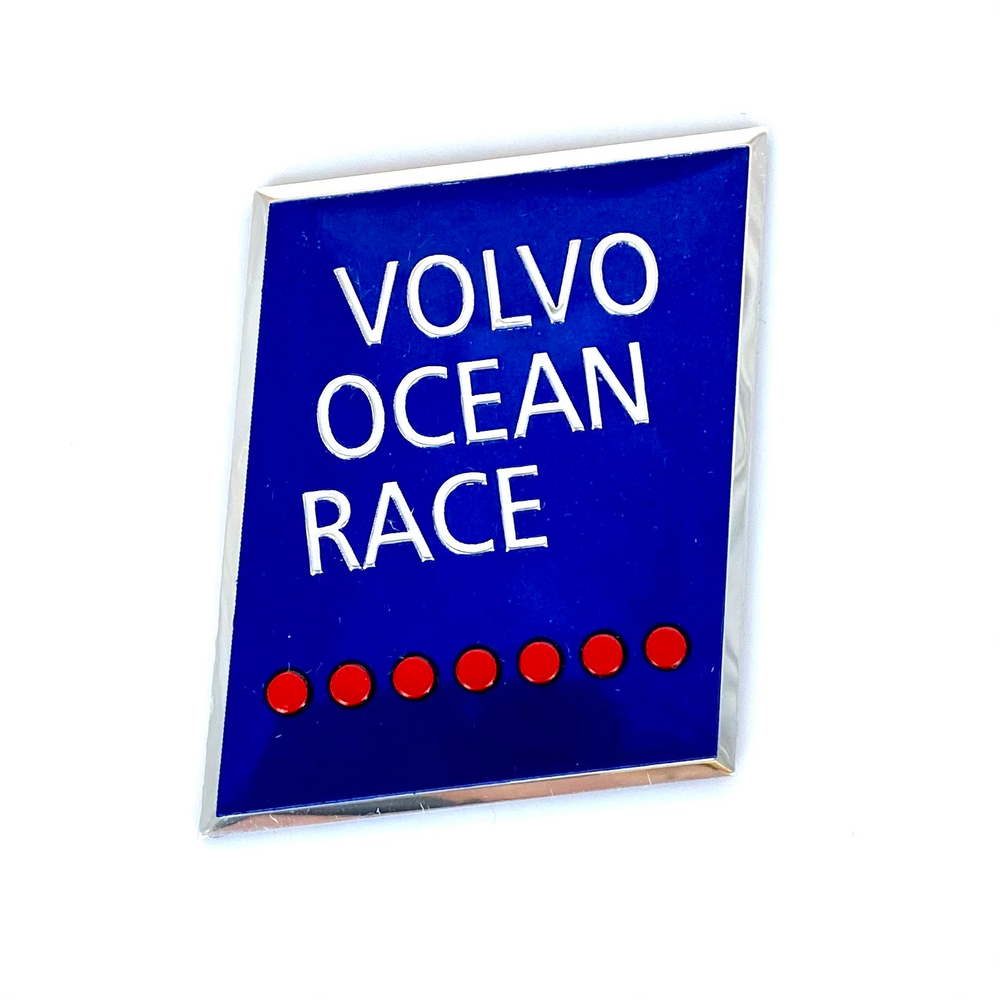 Наклейка Volvo Ocean Race объемная полиуретановая (шильдик Вольво, 5,5х4,5см)