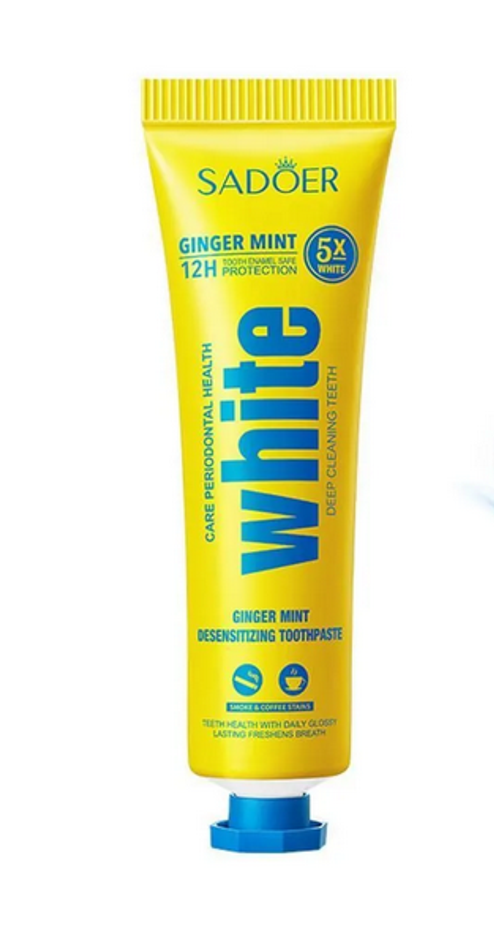 Зубная паста с экстрактом имбиря и мяты SADOER White 30 гр