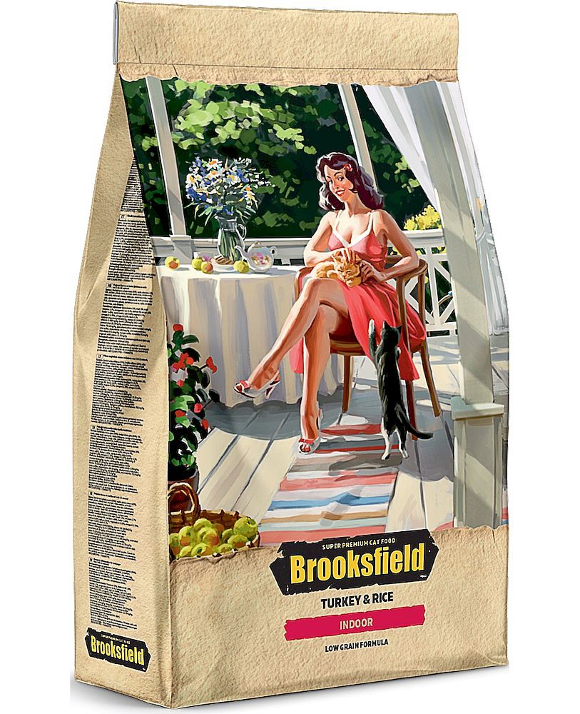 Сухой корм BROOKSFIELD Adult Cat Indoor Turkey для взрослых кошек с индейкой 400г