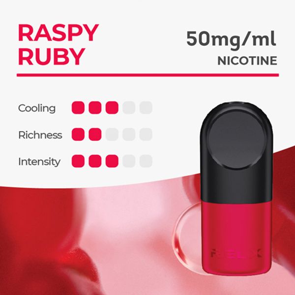 Купить Сменный картридж RelX Pro 1.9 ml - Raspy Ruby 5% (2шт)