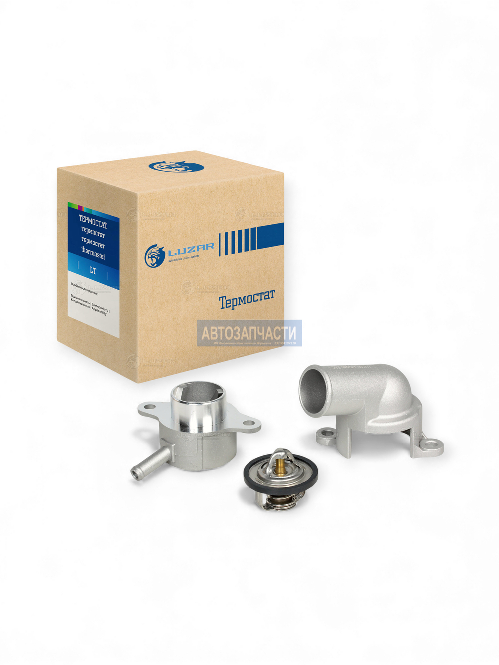 Термостат Lacetti (02-) [D4] (87°С) (с алюм. корпусом) (LT 0586)