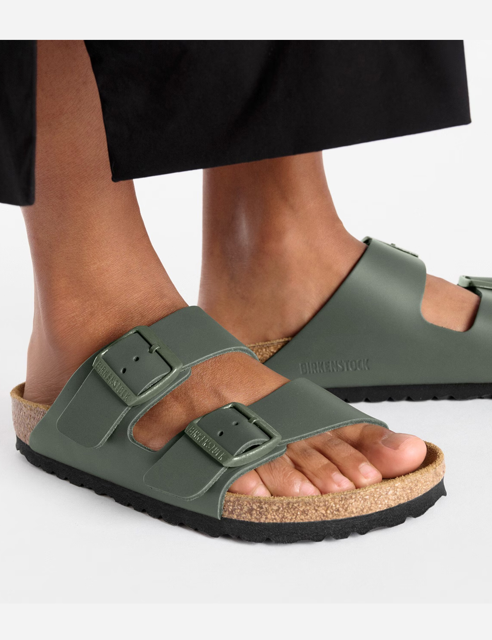 Birkenstock Arizona Natural Leather "Thyme"