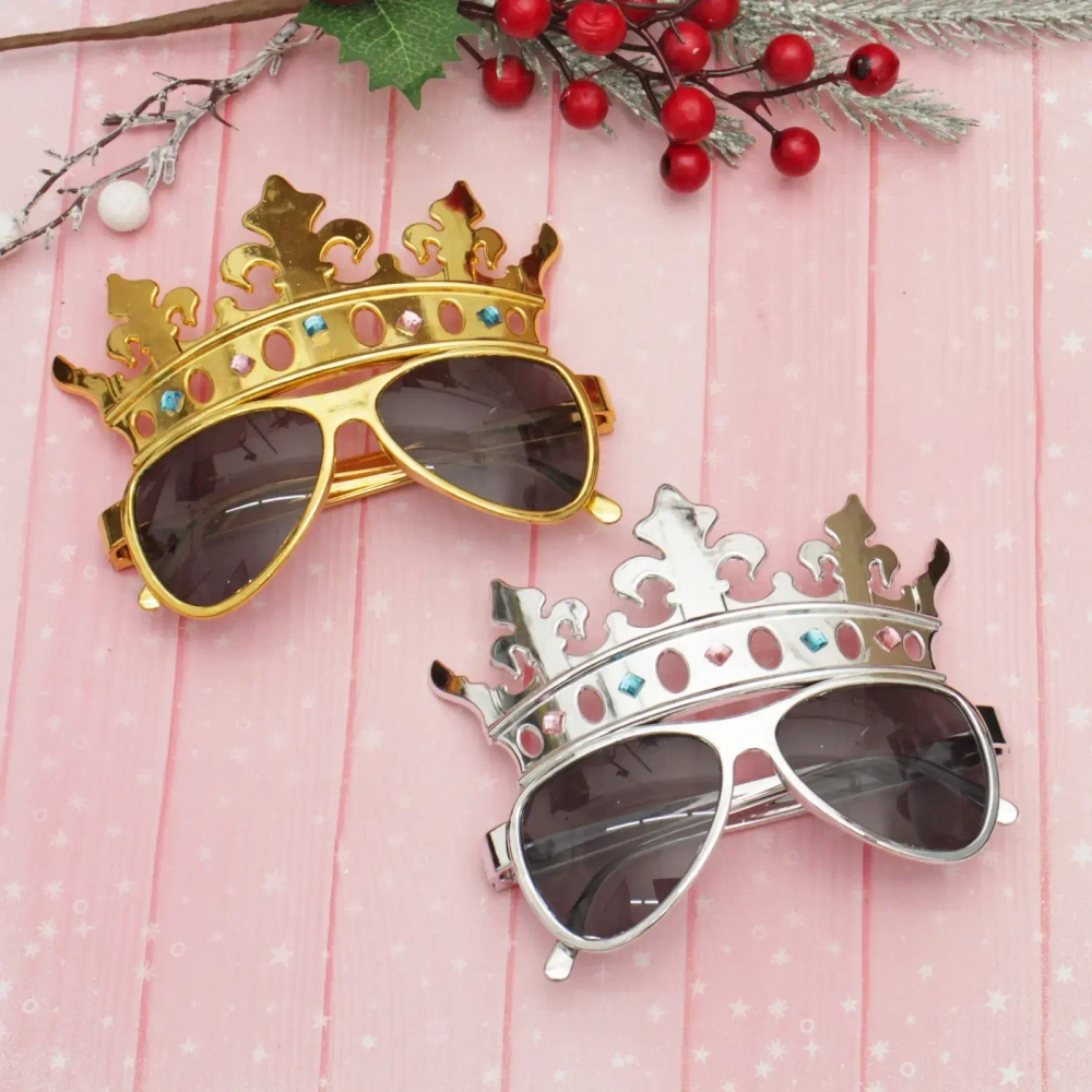 Очки карнавальные «Король» 14,2*10,9 см, микс