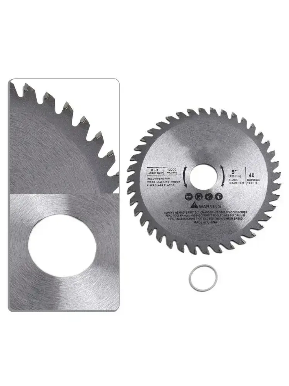 Диск пильный 125 x 3; 40 зуб.