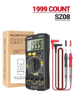 Мультиметр , портативный мультиметр цифровой, для измерения напряжения переменного и постоянного тока