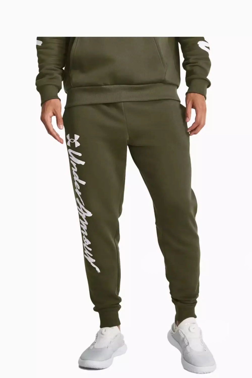 Штаны Under Armour Rival Fleece Graphic - зеленый