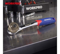 Трещоточный ключ WORKPRO 3/8, 2Х скорость WP271013