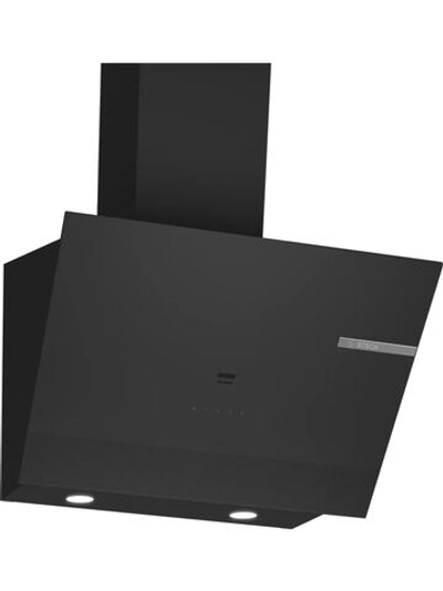 Вытяжка BOSCH DWK67PJ60T, отвод, циркуляция, светодиодное освещение, 59 дБ, чёрная