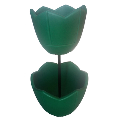 Садовый цветник Колонна для патио с вазонами 400+400, высота 1000