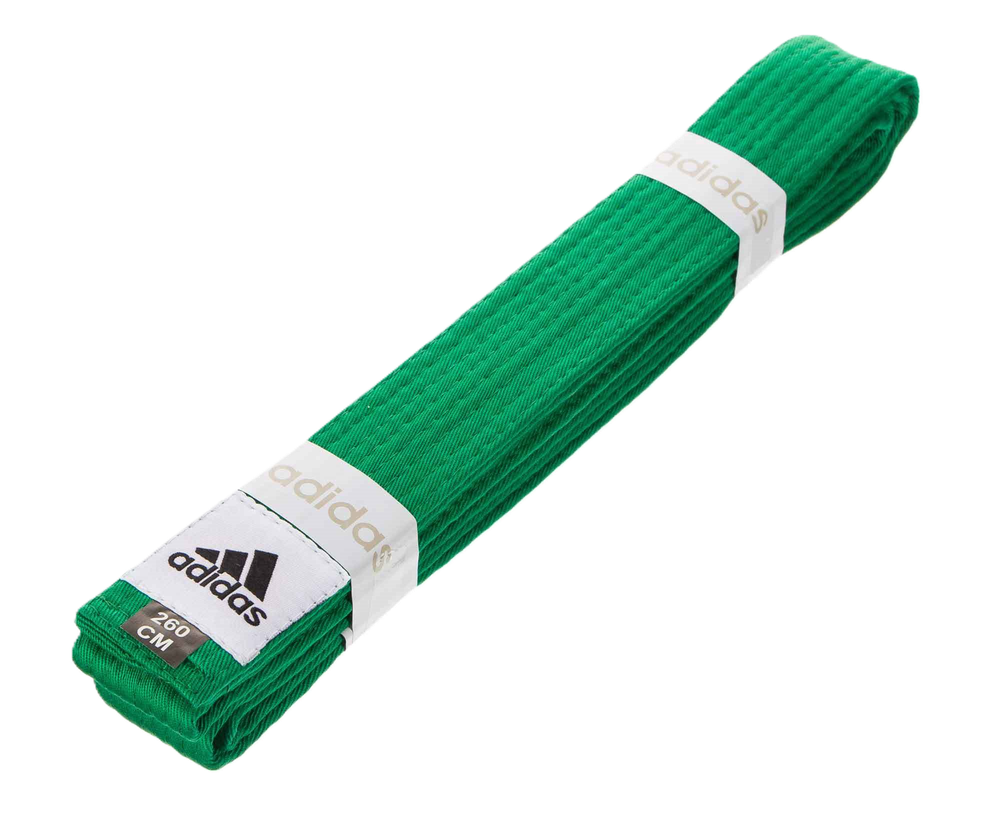 Пояс для тхэквондо Adidas Club зеленый